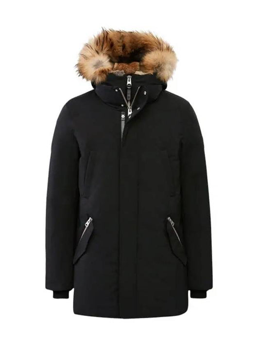 Edward Natural Fur Hooded Down Parka Black - MACKAGE - BALAAN 2