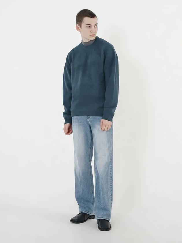 Washed Wide Denim Pants Light Blue - CHANCE'S NOI - BALAAN 5