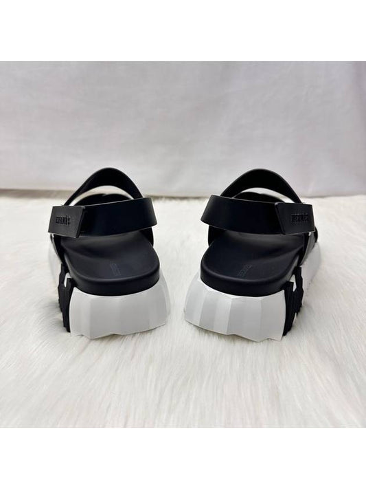 24 Years Men s Bouncing Sandals Leather 42 5 Slippers Black - HERMES - BALAAN 2