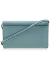 Color Block Saffiano Trunk Cross Bag Blue - MARNI - BALAAN 4