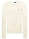 30 Points W Slim Fit Cable Knit Sweater Cream - POLO RALPH LAUREN - BALAAN 1