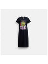 90 S T Shirt Dress CR729 NAV - COACH - BALAAN 2