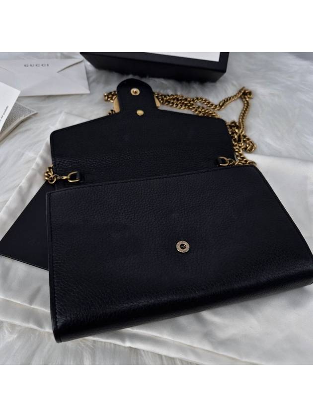 GG Marmont Chain Cross Bag Black 401232 - GUCCI - BALAAN 8