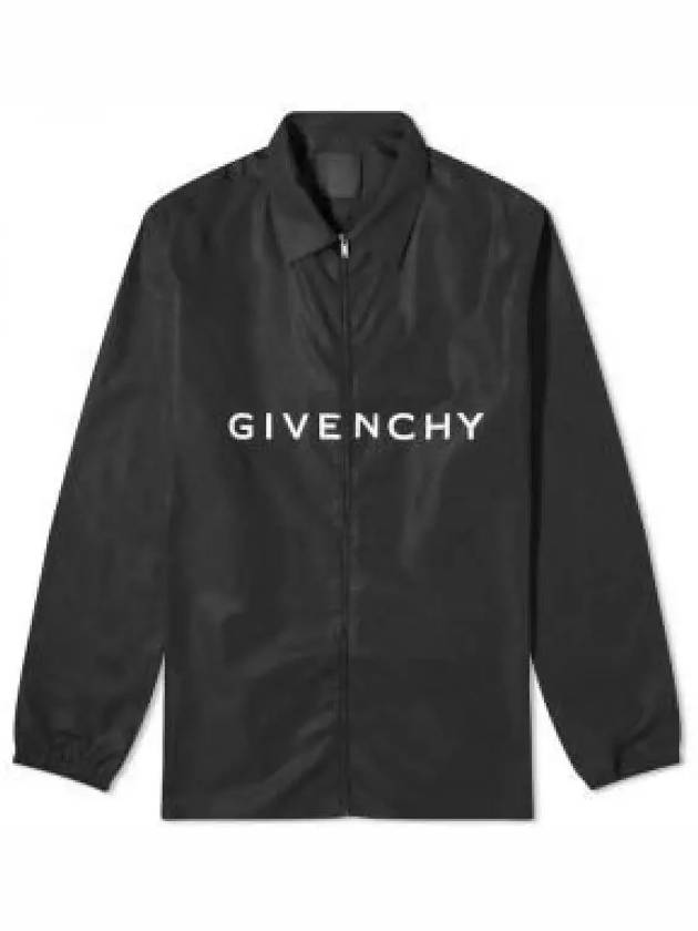 Logo Print Long Sleeve Shirt Black - GIVENCHY - BALAAN 2