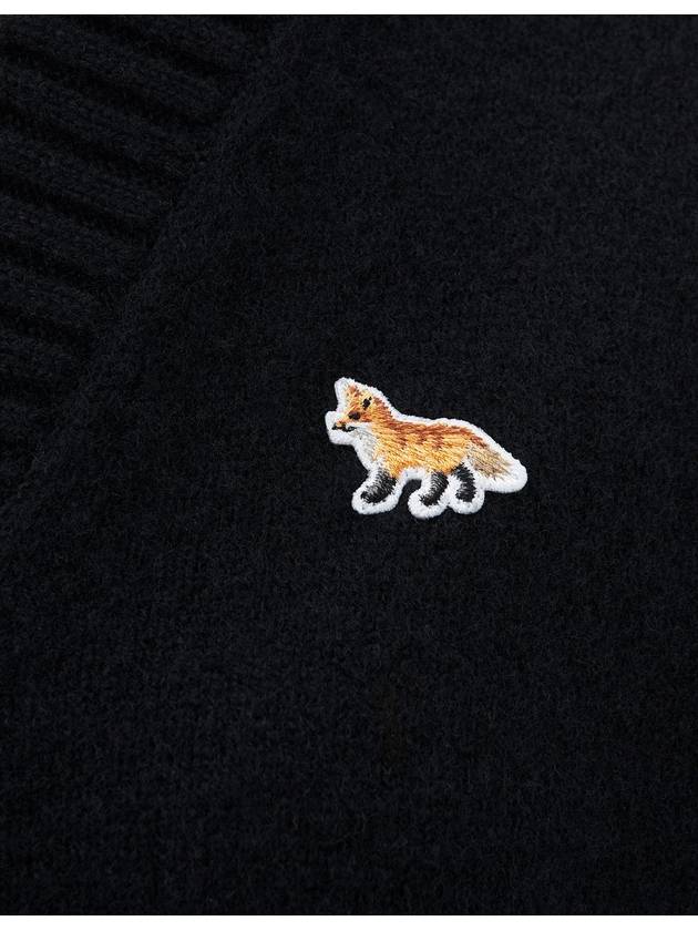 Baby Fox Patch Boxy Cardigan Black Women s - MAISON KITSUNE - BALAAN 6