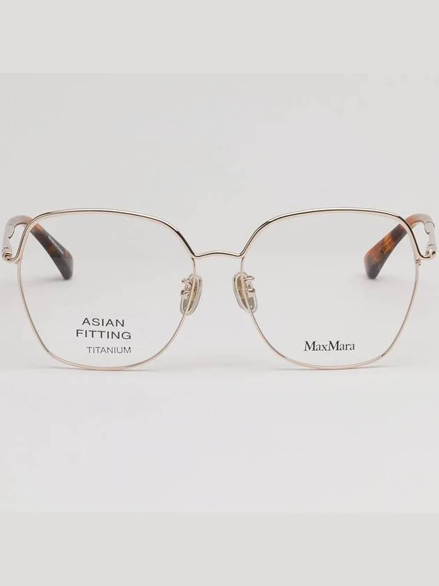 Glasses frame MM5061D 028 titanium gold frame - MAX MARA - BALAAN 3