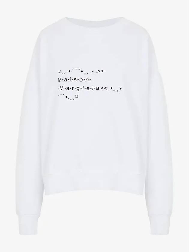 Font Generator Logo Sweatshirt White - MAISON MARGIELA - BALAAN 2