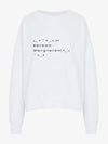 Font Generator Logo Sweatshirt White - MAISON MARGIELA - BALAAN 4