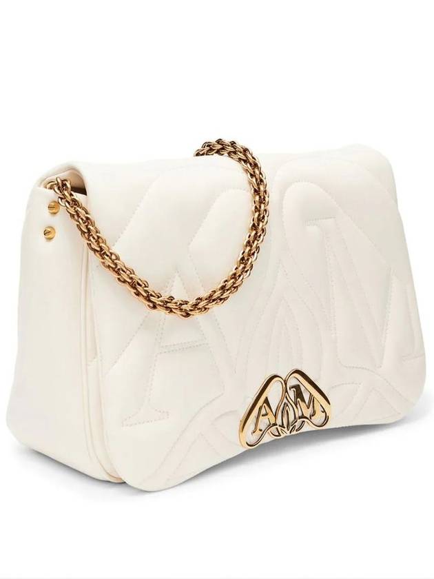 Seal Quilted Shoulder Bag 7557031BLE1 - ALEXANDER MCQUEEN - BALAAN 3