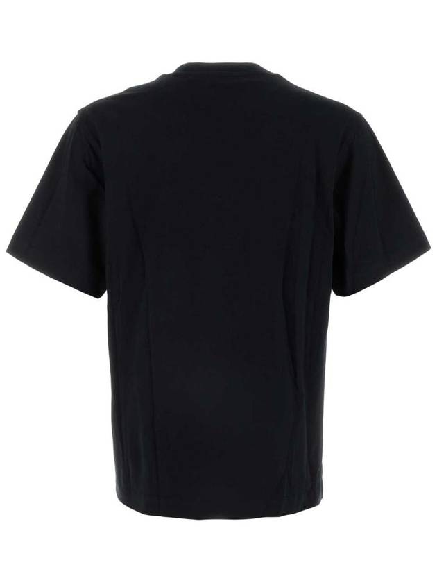 EKD Print Cotton Short Sleeve T-Shirt Black - BURBERRY - BALAAN 3