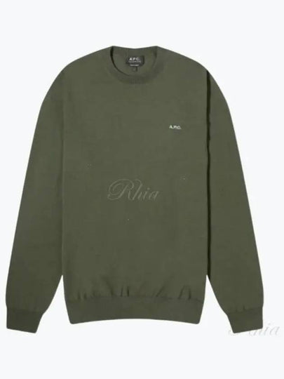 Mayeul Crewneck Sweatshirt Green - A.P.C. - BALAAN 2