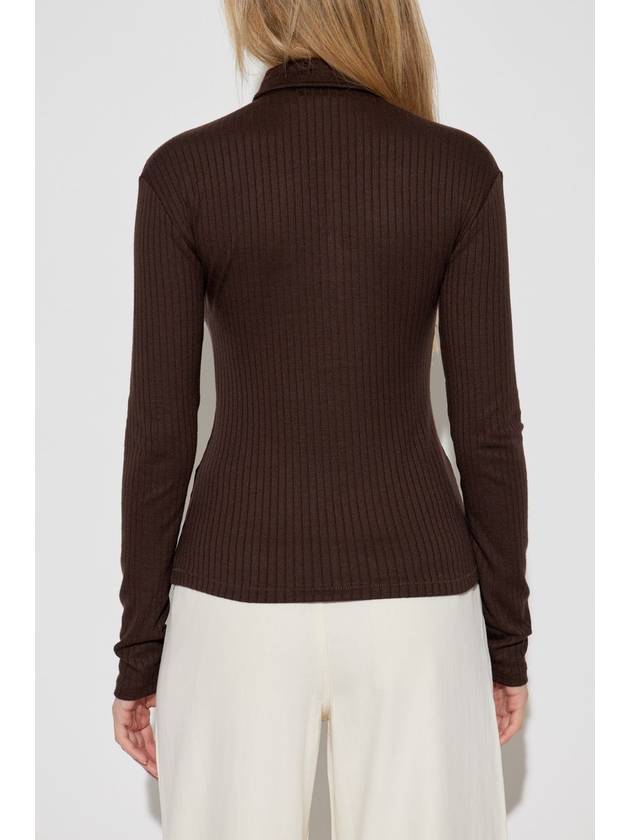 Rag & Bone  Top Rib, Women's, Brown - RAG & BONE - BALAAN 4