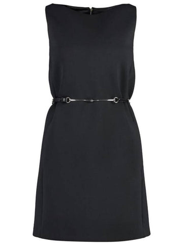 midi dress 759277Z8BMW 1043 BLACK - GUCCI - BALAAN 1