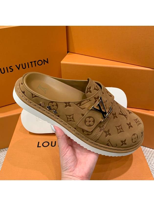 Men s Sandals LV Easy Mule Brown - LOUIS VUITTON - BALAAN 3