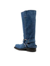 Buckle Denim Long Boots Blue - ACNE STUDIOS - BALAAN 4