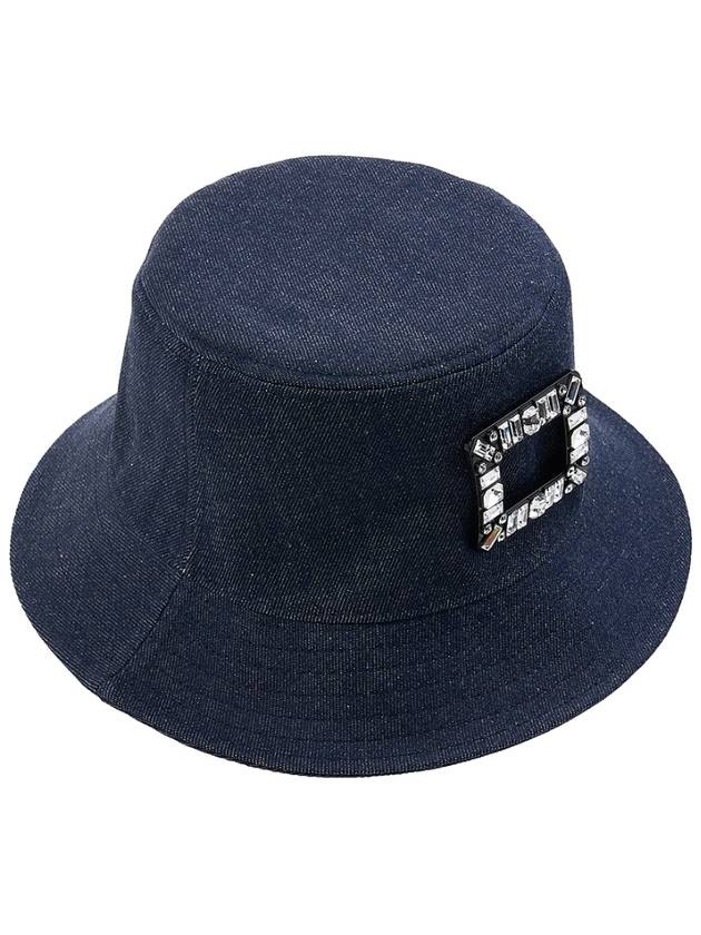 Women's Buckle Bucket Hat RQWH0080100 EMN U820 - ROGER VIVIER - BALAAN 4