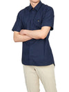 Men's Logo Classic Short Sleeve Shirt Navy - VIVIENNE WESTWOOD - BALAAN 6