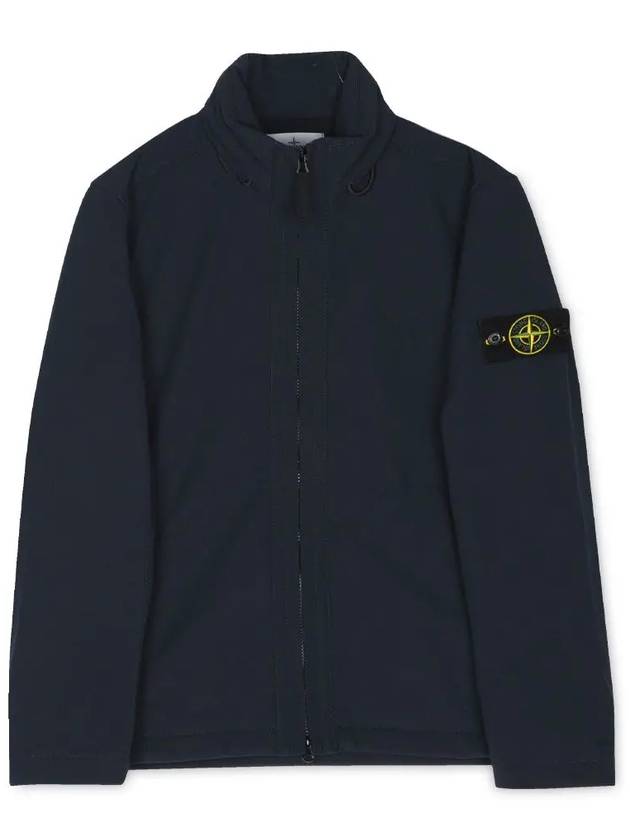 Soft Shell RE Dye Technology Light Weight Zip-up Jacket Navy - STONE ISLAND - BALAAN 2