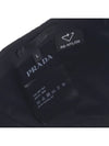 triangle logo re-nylon ball cap black - PRADA - BALAAN 5