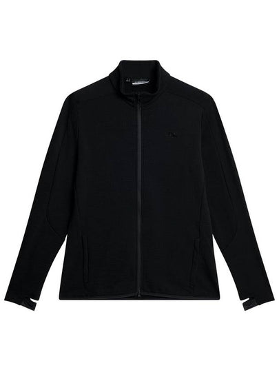 Men's High Grounds Merino Mid Layer Jacket Black - J.LINDEBERG - BALAAN 2