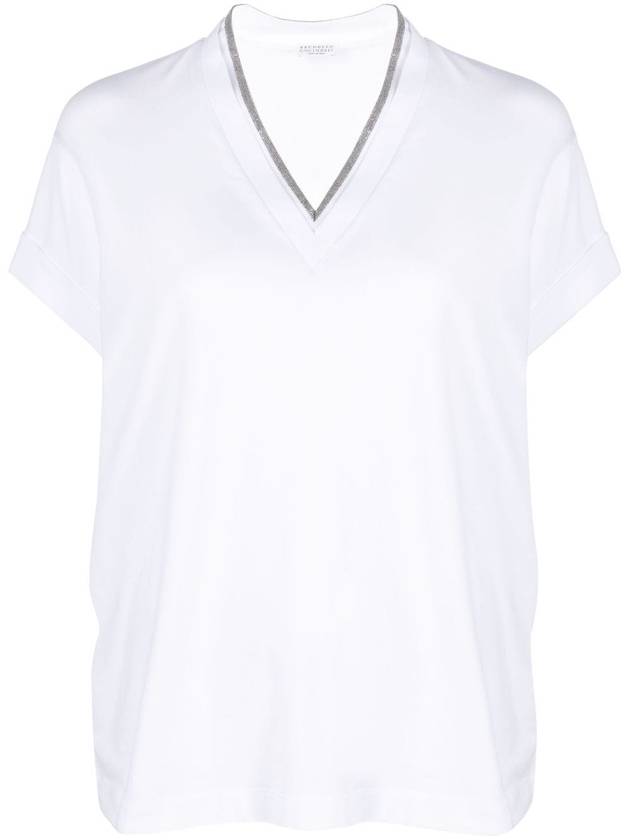 FW 23 24 T shirt Monile MPT18BD222C159 - BRUNELLO CUCINELLI - BALAAN 2