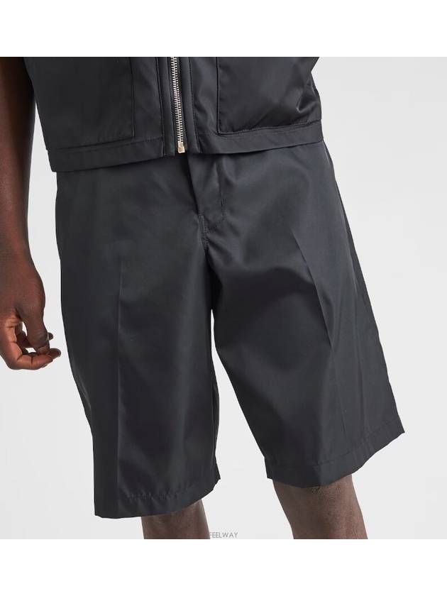 Men's Re-Nylon Bermuda Shorts Black - PRADA - BALAAN 2