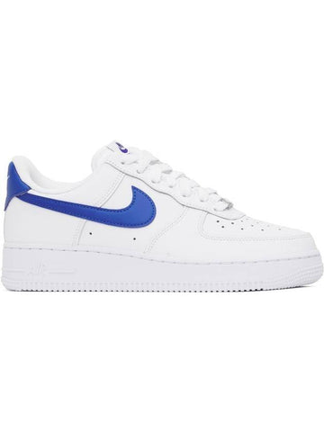 Air Force 1 07 Low Top Sneakers Blue White - NIKE - BALAAN 1