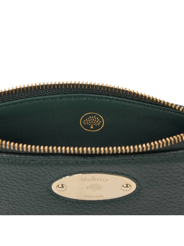 Plaque Small Zipper Coin Wallet Green - MULBERRY - BALAAN 7