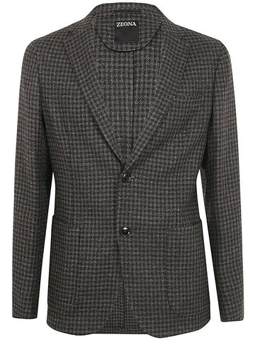 Zegna Wool, Linen And Cashmere Jacket Clothing - ERMENEGILDO ZEGNA - BALAAN 1