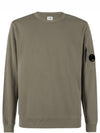 Men's Light Fleece Sweatshirt Green - CP COMPANY - BALAAN 2
