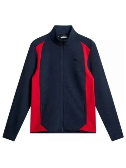 Steve Mid Layer Knit Zip-Up Jacket Navy - J.LINDEBERG - BALAAN 2