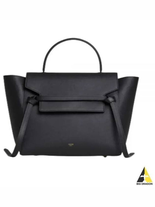 Mini Belt Tote Bag Black - CELINE - BALAAN 2