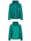 Men's Samakar Hooded Zip-Up Jacket Green - MONCLER - BALAAN 5