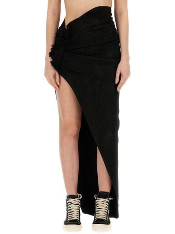 Rick Owens Drkshdw Long Skirt - RICK OWENS - BALAAN 1