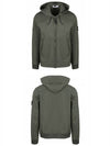 Wappen Patch Soft Shell R Fleece Hooded Jacket Khaki - STONE ISLAND - BALAAN 5