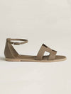 Santorini Sandals Etoupe - HERMES - BALAAN 4