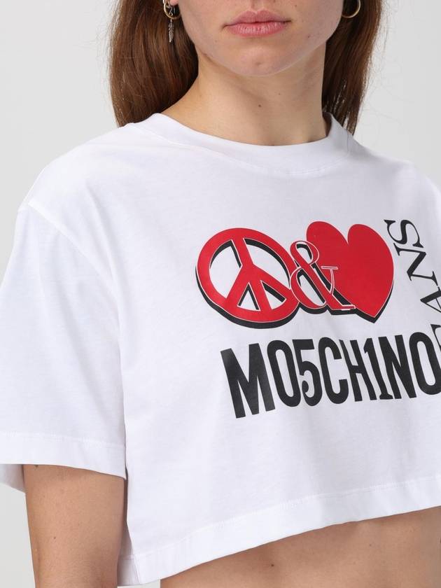 T-shirt crop Moschino Jeans - MOSCHINO - BALAAN 3