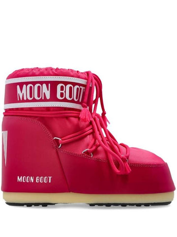 Icon Low Nylon Snow Boots Red - MOON BOOT - BALAAN 1