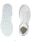 Women's Oversole Crocodile Silver Tab Sneakers White - ALEXANDER MCQUEEN - BALAAN 3