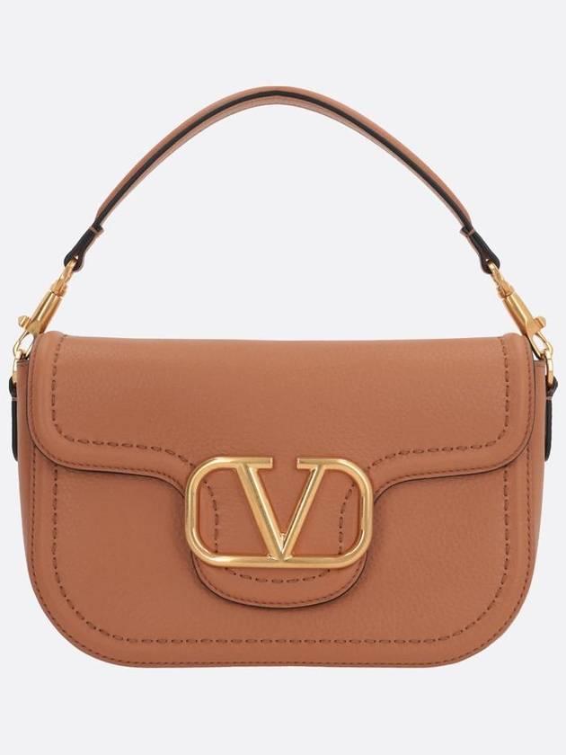 Alltime Soft Grain Calfskin Shoulder Bag Brown - VALENTINO - BALAAN 2