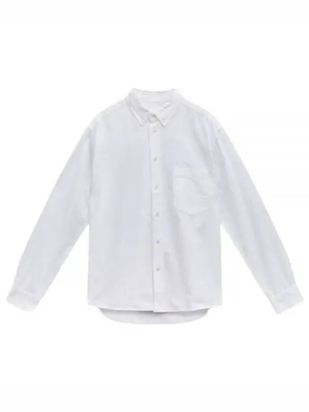 Jasolo Oxford Long Sleeve Shirt White - ISABEL MARANT - BALAAN 2