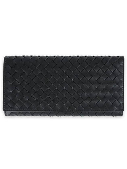 Intrecciato Long Wallet Black - BOTTEGA VENETA - BALAAN 2