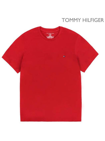 Core Flag Short Sleeve T-Shirt Red - TOMMY HILFIGER - BALAAN 2