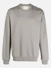 Embroidered Heart Logo Sweatshirt Grey - AMI - BALAAN 2