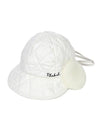 1st Quilted earring bonnet hat MX4SA511 - P_LABEL - BALAAN 1