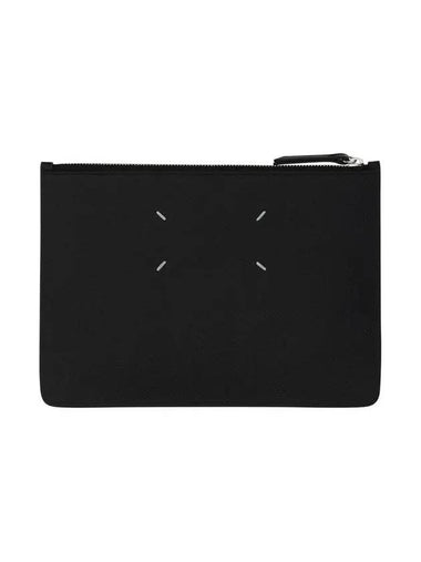 Stitch Small Clutch Bag Black - MAISON MARGIELA - BALAAN 1