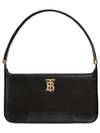 Leather TB Shoulder Bag Black - BURBERRY - BALAAN 2