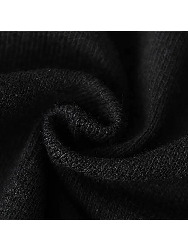 Logo Print Short Sleeve T-Shirt Black - STONE ISLAND - BALAAN 6