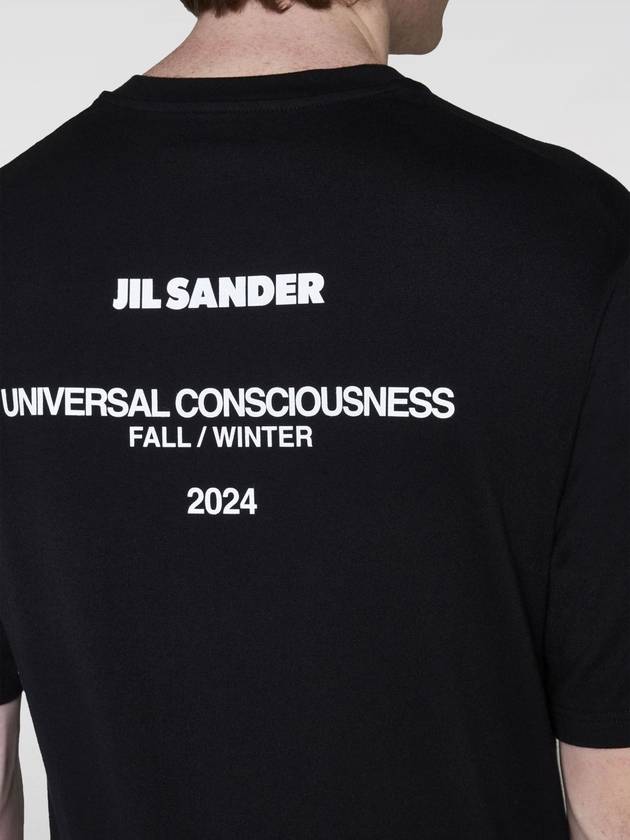 T-shirt basic Jil Sander con logo posteriore - JIL SANDER - BALAAN 3