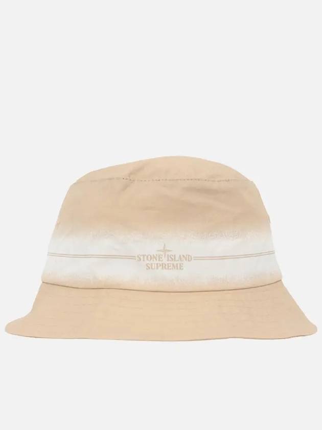 Stripe Crusher Bucket Hat Beige - STONE ISLAND - BALAAN 2